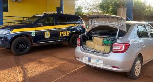Motorista que saiu de Dourados com 378 quilos de maconha é preso em Rio Brilhante