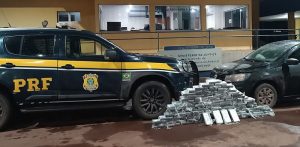 Polícia Rodoviária Federal apreende 109 quilos de cocaína em cidade de MS