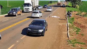 Adolescente de 15 anos morre atropelado na rodovia entre Dourados e Fátima do Sul