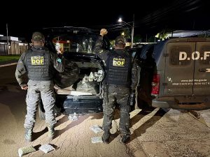 DOF apreende 150 quilos de maconha, haxixe e skunk em Amambai