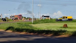 Indígenas bloqueiam Anel Viário e interrompem trânsito na região da Guaicurus