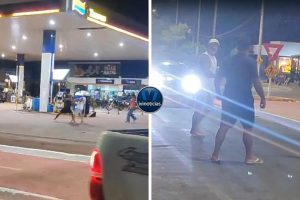 VÍDEO: Juliano Ferro agride homem com barra de ferro em posto de combustível