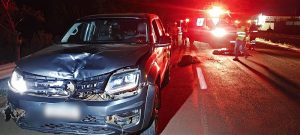 Homem morre após ser atropelado por caminhonete na saída de Dourados para Caarapó