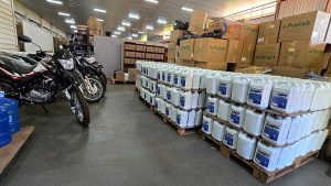 Município garante produtos de limpeza para até 9 meses na rede de saúde