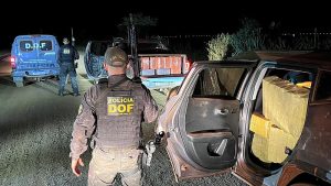 Veículos roubados em SP são apreendidos com 2 toneladas de drogas em Rio Brilhante