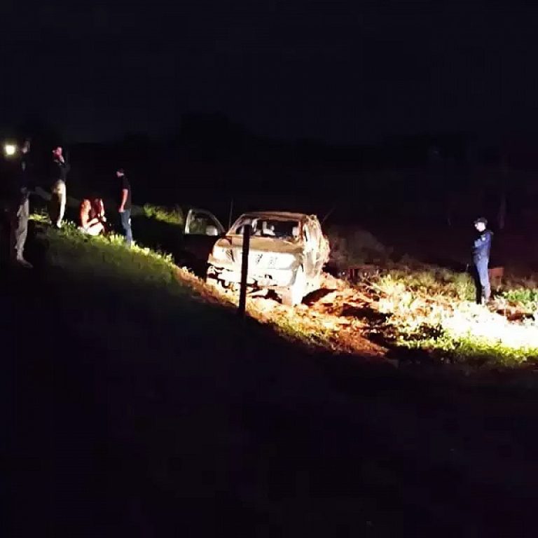 Caminhonete Frontier capota e mata motorista entre Deodápolis e Ivinhema