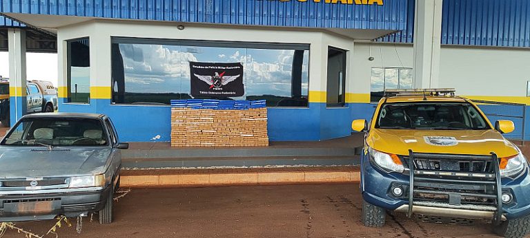 Motorista abandona carro e deixa "colega" com 437 quilos de maconha na MS-164