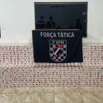 Força Tática fecha entreposto e apreende quase 2 mil pacotes de cigarros