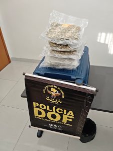 Homem é preso com droga em carro de aplicativo que saiu da Capital com destino ao estado de SP
