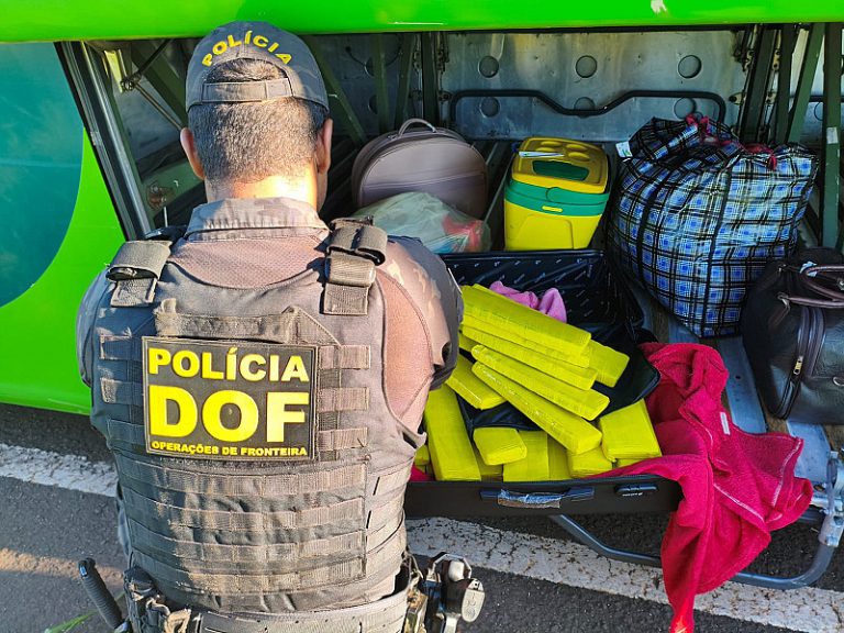 Mulher é presa em MS com droga que levaria para o Rio Grande do Sul