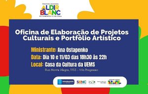 Oficina em Dourados orienta classe cultural sobre elaboração de projetos