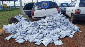 Polícia apreende quase meia tonelada de agrotóxicos na MS-164